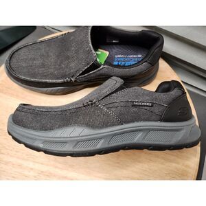 Skechers Cohagen Vierra Men’s Size 10 | Black Memory Foam | Relaxed Fit | W/ Box